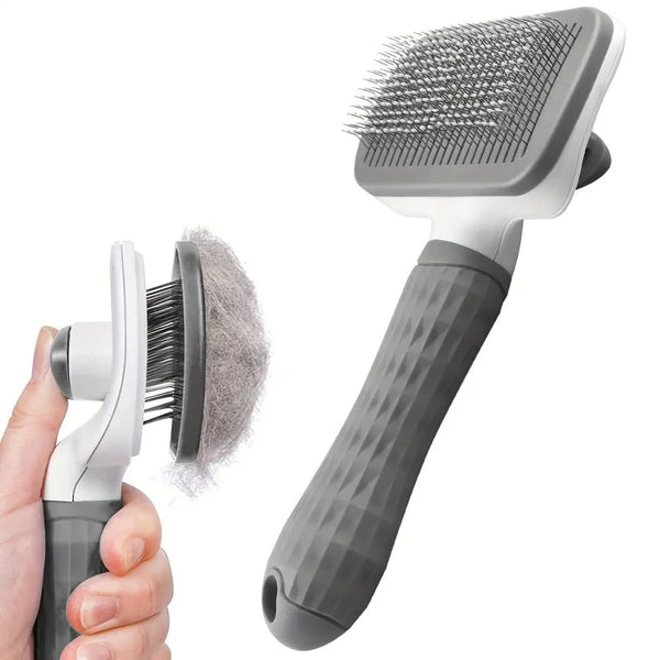 DualCare Pet Slicker Grooming Brush