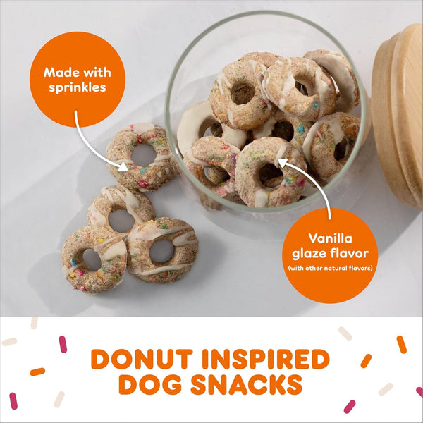 Vanilla Glaze Donut Dog Treats